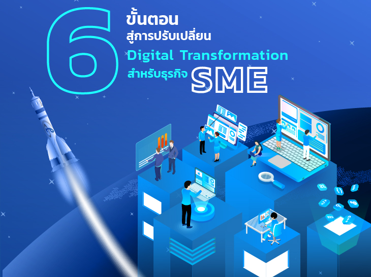 6 ขั้นตอนสู่การปรับเปลี่ยน Digital Transformation